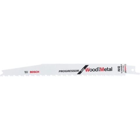 Bosch - Reciprozaagblad S 3456 XF Progressor for Wood and Metal - 100 stuks