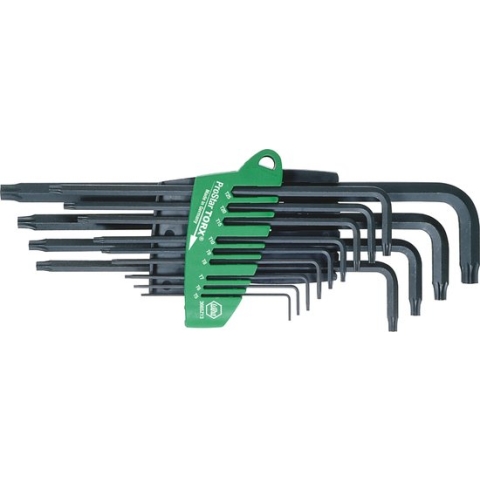 Wiha Stiftsleutelset in ProStar houder TORX® 14-delig chemisch gezwart - 24312