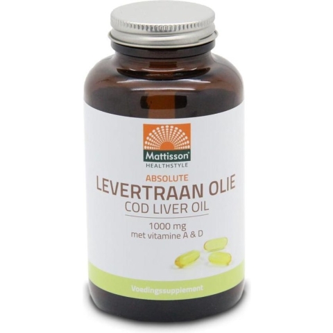 Mattisson - Levertraan Olie 1000mg - 120 capsules