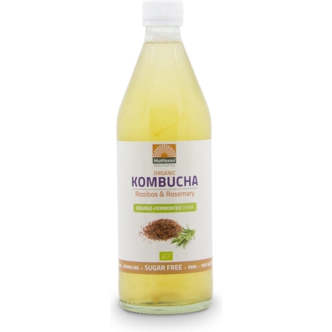 Mattisson - Biologische Kombucha - Rooibos & Rozemarijn - 500 ml