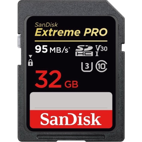 Sandisk SDHC geheugenkaart - 32GB - ExtremePro - U3