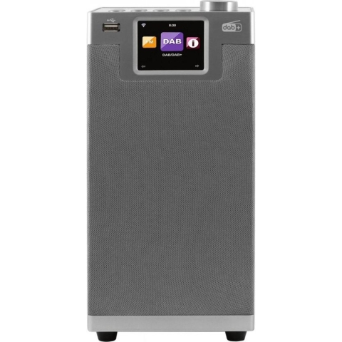 Imperial DABMAN i610 silber Tafelradio DAB+, DAB, Internet, FM DAB+, Internetradio, Bluetooth, WiFi Geschikt voor DLNA Zilver