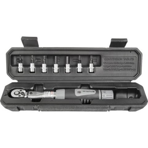 M-wave Momentsleutelset Tw-4/24 Met Bitjes 4-24 Nm 8-delig