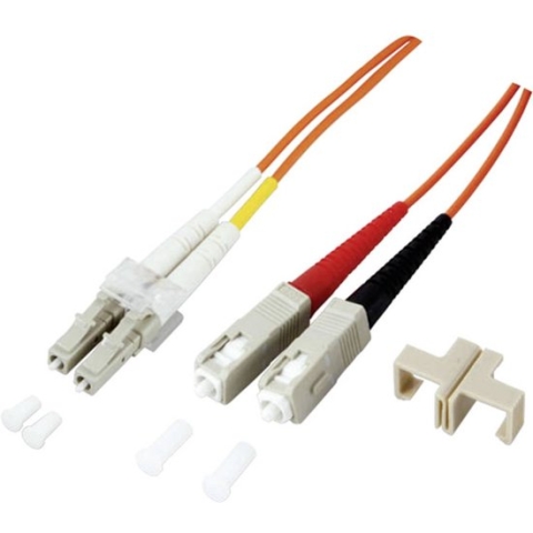 EFB Elektronik O0320.1 Glasvezel Optische vezel Aansluitkabel [1x LC-stekker - 1x SC-stekker] 50/125 µ Multimode OM2 1.00 m