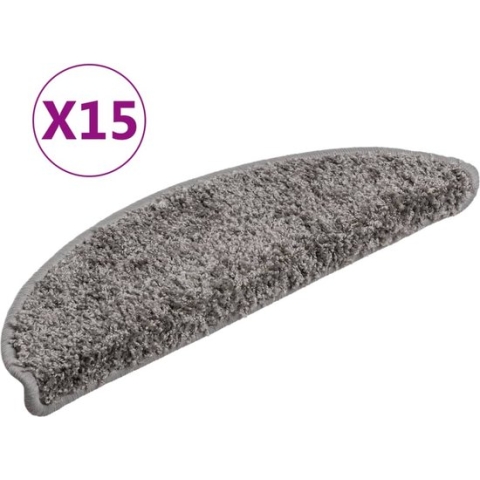 vidaXL-Trapmatten-15-st-56x17x3-cm-grijs