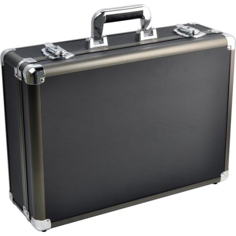 DESQ® 3659 - Transportkoffer | Plukschuim en Vakindeling | Afsluitbaar | 46 x 32.5 x 17 cm