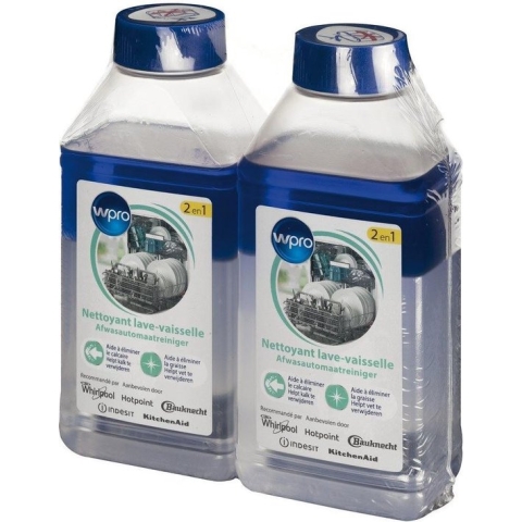 Wpro 2-in-1 Ontkalker en Ontvetter Vaatwasmachine LIQ201 2 x 250 ml
