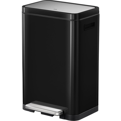 EKO X-Cube Prullenbak - 2x 20 l - Zwart