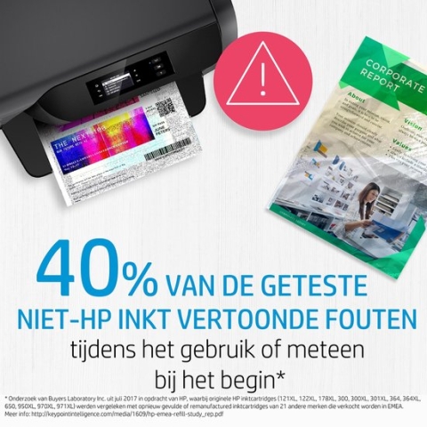 HP 62XL - Inktcartridge - Kleur (C2P07AE)