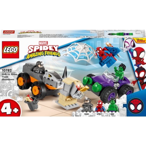 LEGO Marvel Spider-Man Hulk vs. Rhino truck duel - 10782