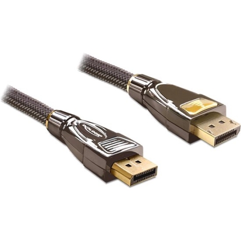 Delock - DisplayPort Beeldscherm Kabel - antraciet - 3 meter
