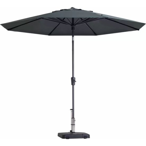 Madison - Parasol Paros II Round Grey - 300cm - Grijs