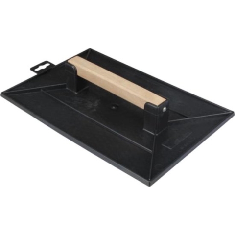 Toolland Schuurbord, kunststof, houten handvat, 340 x 230 mm