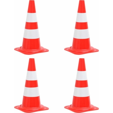 vidaXL-Verkeerskegels-4-st-reflecterend-50-cm-rood-en-wit