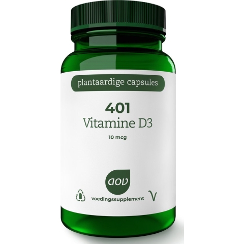 AOV 401 Vitamine D3  - 60 vegacaps - Vitaminen - Voedingssupplement