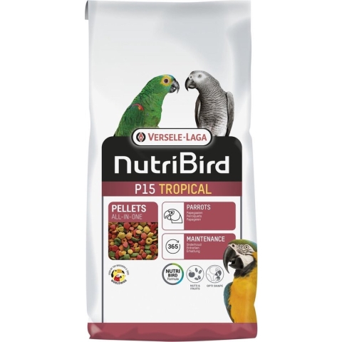 Versele-Laga Nutribird P15 Tropical Papegaai - Vogelvoer - 10 kg