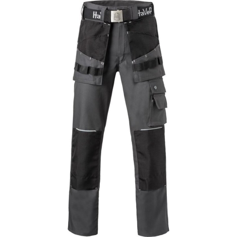 HaVeP Worker.pro 8730 Werkbroek - Maat 52 - Grijs