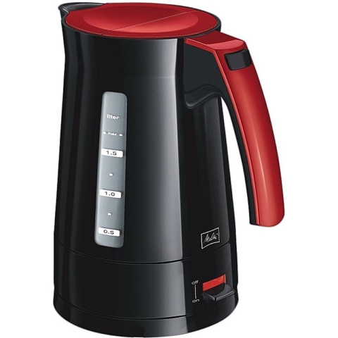 Melitta Enjoy Aqua - Waterkoker - Zwart/Rood