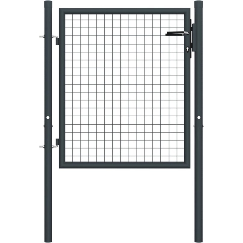 vidaXL-Gaaspoort-100x125-cm-gegalvaniseerd-staal-grijs