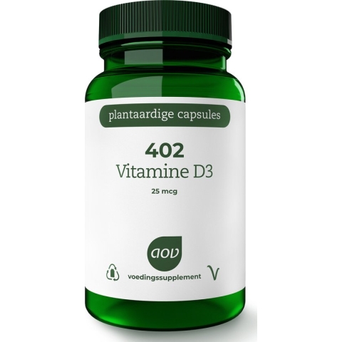 AOV 402 Vitamine D3  - 60 vegacaps - Vitaminen - Voedingssupplement