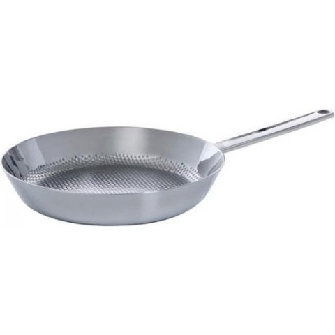 BK Conical Deluxe Koekenpan Ø 24 cm - Reliëf RVS - Inductie