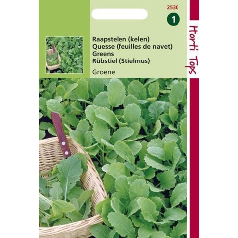 Hortitops Zaden - Raapstelen Groene
