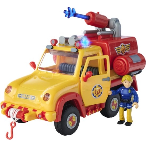 Simba - Brandweerman Sam Brandweerauto Venus 2.0 met figuur - Speelgoedvoertuig - vanaf 3 jaar
