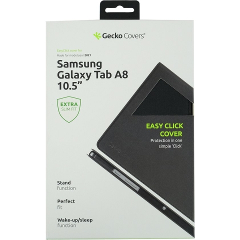 Gecko Covers Easy Click 2.0 Bookcase Samsung Galaxy Tab A8 (2021) Tablethoes - Zwart