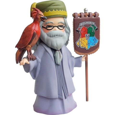 Harry Potter Statue Dumbledore & Fumseck (15 cm)
