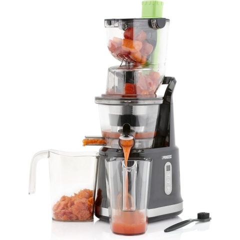 Princess Slowjuicer 202045 – Sapcentrifuge - Juicer - Extra grote vulopening – Hoge sapopbrengst