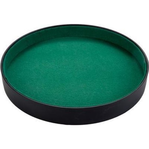DICE TRAY OF IMITATION LEATHER - 26 CM