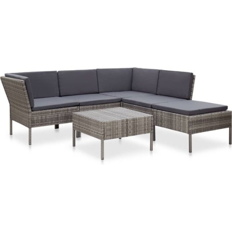 vidaXL-6-delige-Loungeset-met-kussens-poly-rattan-grijs