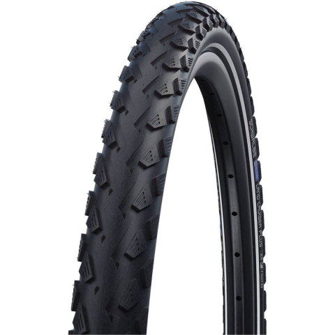Schwalbe Draadband Land Cruiser Plus - PunctureGuard - Reflectie - 28 x 1.6 inch / 42-622 - Green Compound – Zwart