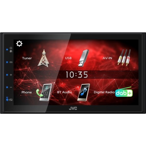 JVC KW-M27DBT 2-DIN DAB+ Digital Media Autoradio