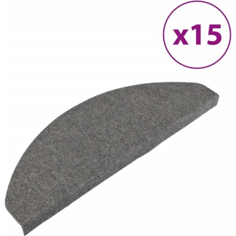 vidaXL-Trapmatten-zelfklevend-15-st-65x22,5x3,5-cm-grijs
