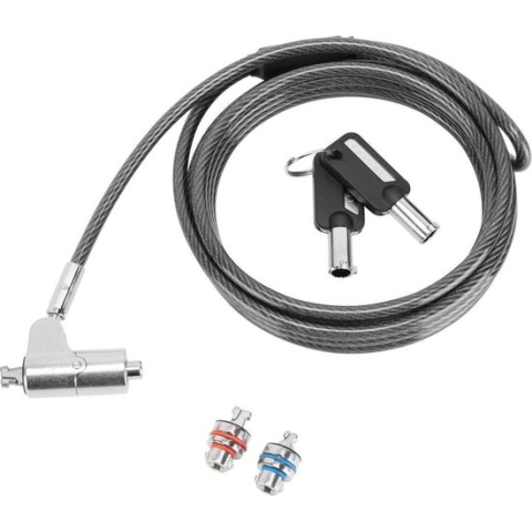 Targus ASP85GL kabelslot Zilver 2 m