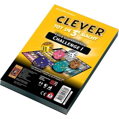Scoreblokken Clever tot de 3e macht Challenge Dobbelspel