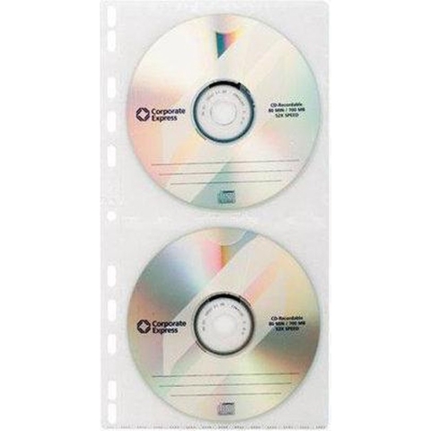 Durable CD/DVD showtas A4 Smal, 11 rings (pak 5 stuks)