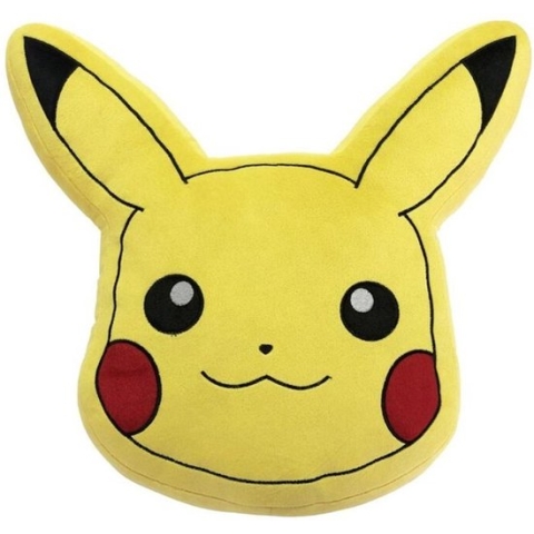 Pokémon - Pikachu Hoofdvormig Sierkussen 40cm