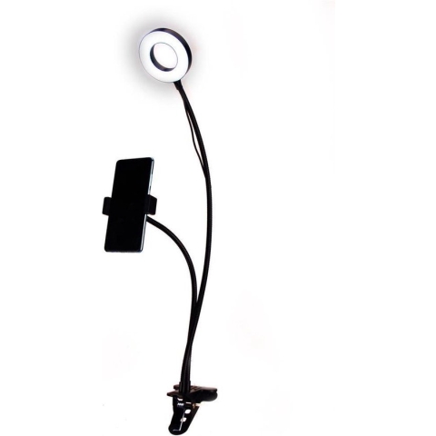 SELFIE RINGLAMP FLEXIBEL MET TAFELKLEM