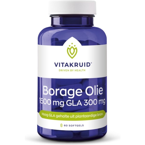 Vitakruid / Borage Olie 1500 mg GLA 300 mg - 60 softgels