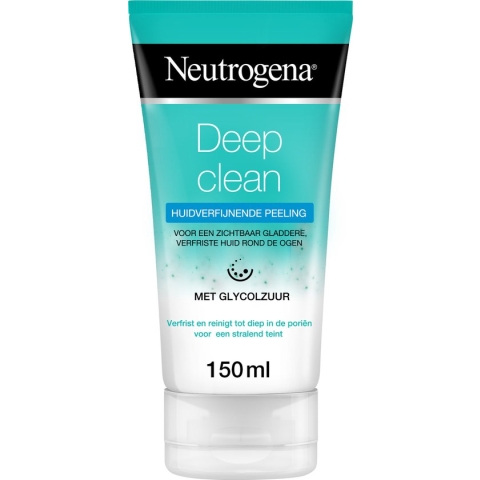 Neutrogena Deep Clean - huidverfijnende peeling - reinigingspeeling - 1 x 150 ml