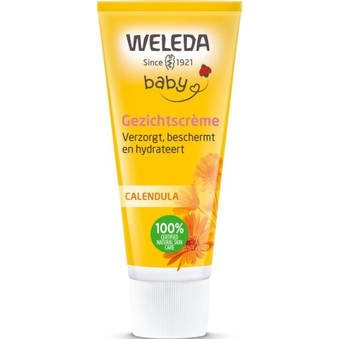 WELEDA - Gezichtscrème - Baby & Kind - 50ml - Calendula - 100% natuurlijk