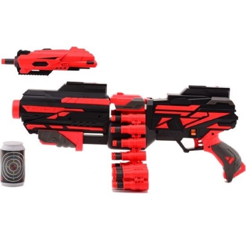 Tack Pro® Rattle Belt X set met 40 darts en accessoires - Rood/Zwart - 50cm