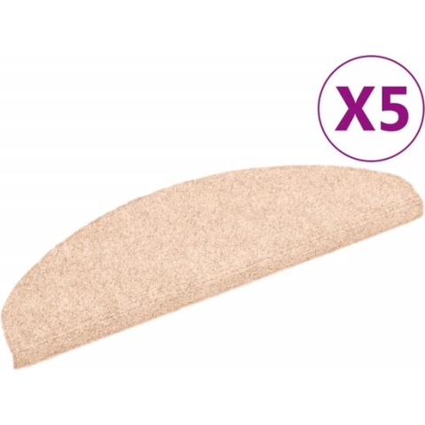 vidaXL-Trapmatten-zelfklevend-5-st-65x21x4-cm-naaldvilt-bruin