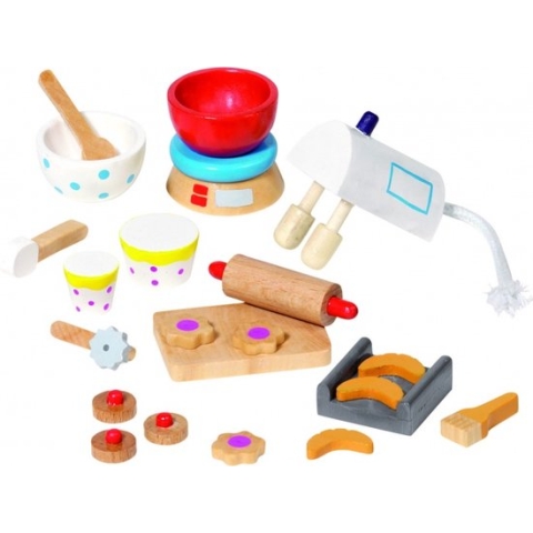 Goki Poppenhuis Bakset, 22dlg.