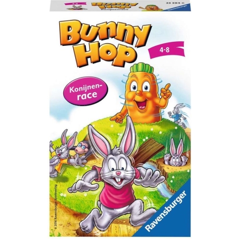 Ravensburger Bunny Hop Konijnenrace - Pocketspel
