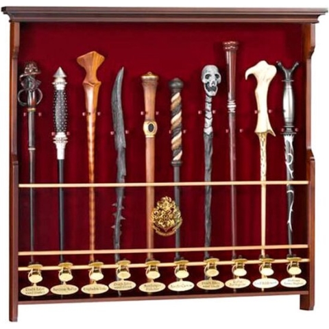 Noble Collection Harry Potter - Tien Character Toverstaf / Toverstok Display / Houder