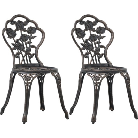 vidaXL-Bistrostoelen-2-st-gietaluminium-bronskleurig