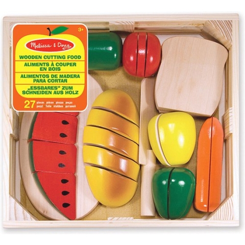 Melissa & Doug Houten snijdbaar speeleten | Fantasiespel | Houten speelgoed voor Kinderen | Geweldig Cadeau voor meisjes en jongens | Van 3 jaar